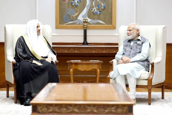 Indian Prime Minister Modi and Al-Issa discuss aspects of promoting inter-religious harmony