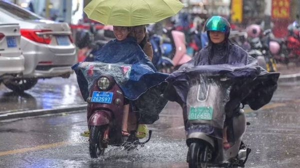 Talim comes as other parts of China experience extreme heat.