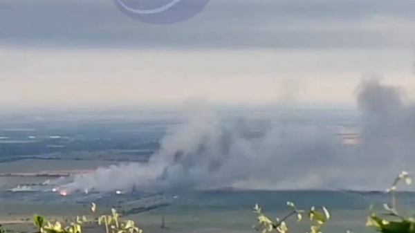 Explosions were reported for several hours from the ammunition depot in Crimea