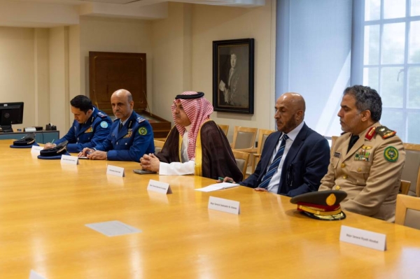 Assistant Minister of Defense Eng. Talal Bin Abdullah Al-Otaibi met in London, during his official visit to the United Kingdom, with Britain's Defense Minister Ben Wallace.