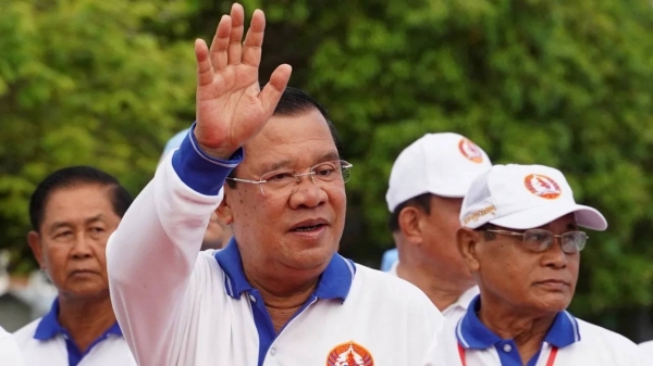 Cambodia's Prime Minister Hun Sen, one of the world's longest serving leaders, pictured in Phnom Penh, Cambodia, July 1, 2023