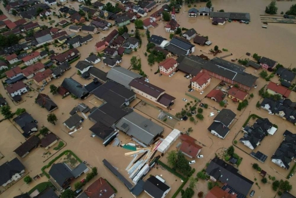 Saudi Arabia's embassy in Austria has warned Saudis, who are in Slovenia, to take the utmost caution as the region is expected to witness floods.