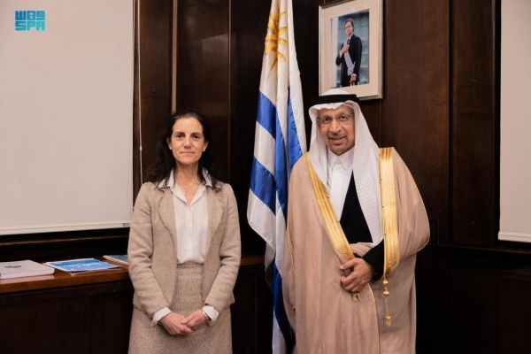 Minister of Investment Eng. Khalid Al-Falih has met a number of ministers Saturday in Uruguay during his visit to the country.