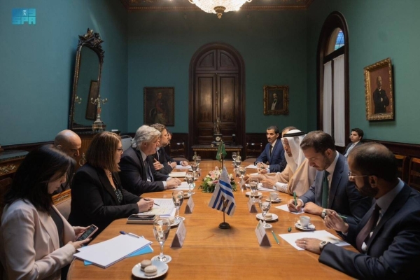 Minister of Investment Eng. Khalid Al-Falih has met a number of ministers Saturday in Uruguay during his visit to the country.