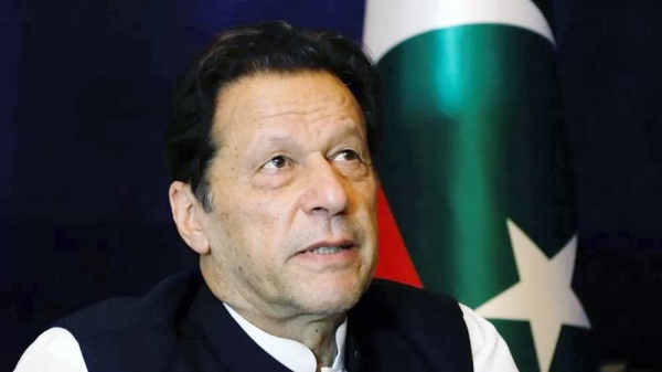 Former Pakistan Prime Minister Imran Khan in this file photo.