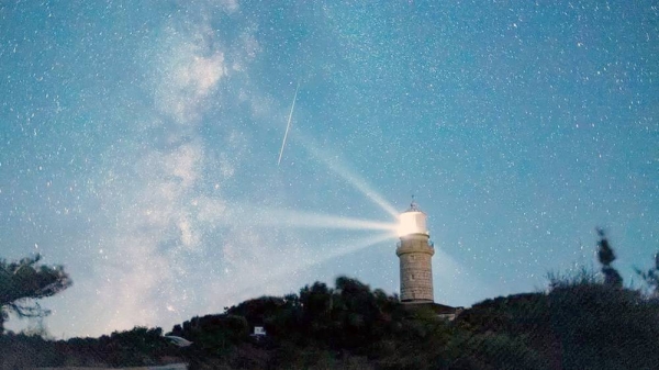 This beautiful shot catches a shooting star and the lighthouse of the island of Lastovo in Croatia. — Reuters