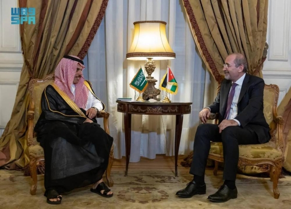Foreign Minister Prince Faisal Bin Farhan met on Tuesday with Egyptian Minister of Foreign Affairs Sameh Shoukry in Cairo, Egypt.