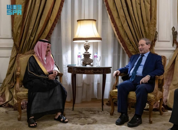 Foreign Minister Prince Faisal Bin Farhan met on Tuesday with Egyptian Minister of Foreign Affairs Sameh Shoukry in Cairo, Egypt.