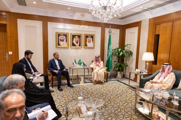 Foreign Minister Prince Faisal bin Farhan has affirmed Saudi Arabia's desire to strengthen bilateral relations with the Islamic Republic of Iran and his country's keenness to discuss ways to activate agreements between the two countries.