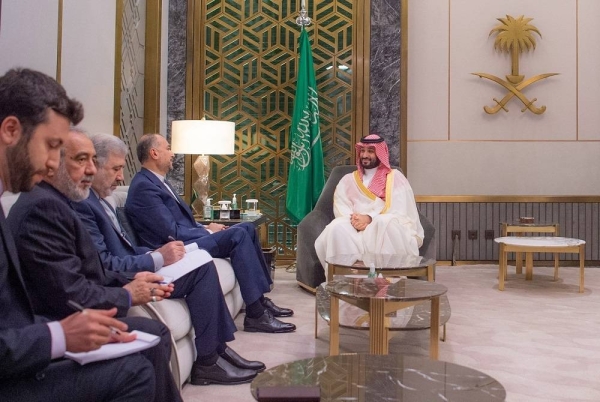 Crown Prince and Iran FM discuss ties, future opportunities