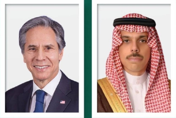 Antony Blinken and Prince Faisal bin Farhan