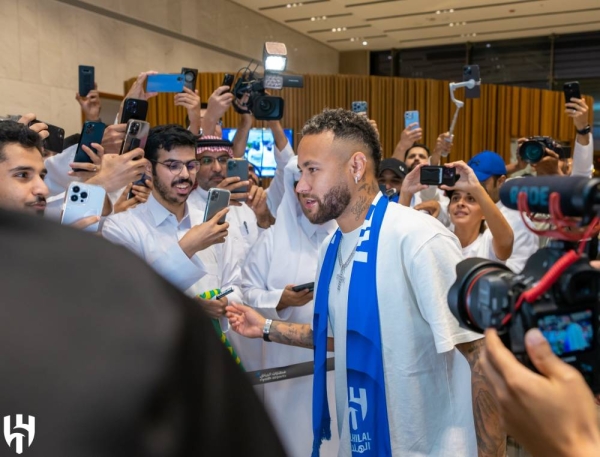 Brazilian football sensation Neymar has landed in Riyadh, the capital of Saudi Arabia, as he prepares to join Al Hilal.