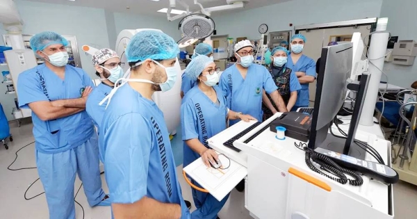 KFSHRC has successfully performed a robotic surgery to implant chips in the brain of a patient who suffers from drug-resistant epilepsy (DRE).