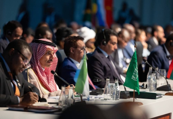 Saudi Foreign Minister Prince Faisal bin Farhan praised on Thursday the distinguished strategic relationship between the Kingdom and the BRICS group. 