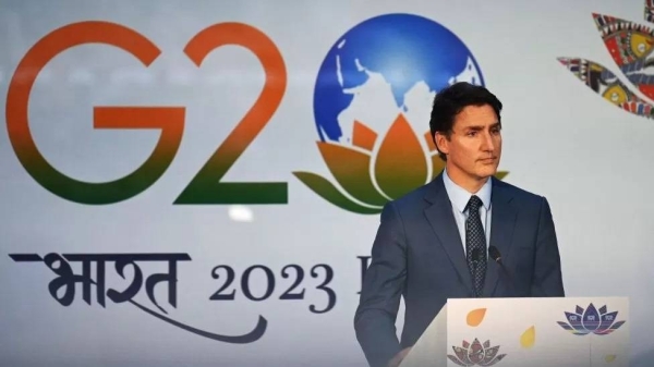 Candian PM Justin Trudeau was set to leave on Sunday, following a tense meeting with Indian Prime Minister Narendra Modi at the G20 summit.