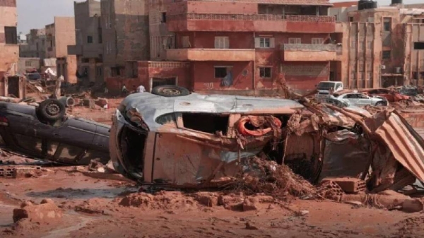 Mediterranean storm Daniel caused havoc and flash flooding in many towns in eastern Libya Sunday night.