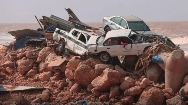 It is estimated that 25% of Derna has been wiped out