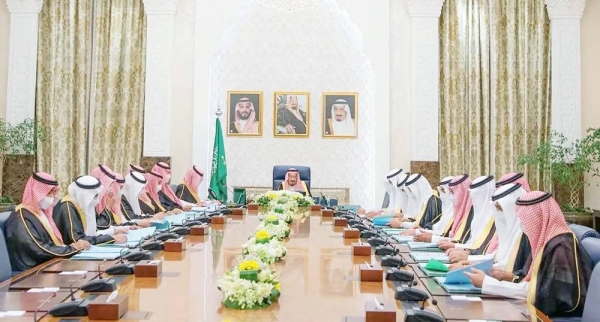 Custodian of the Two Holy Mosques King Salman chairs the Cabinet session on Tuesday in NEOM.