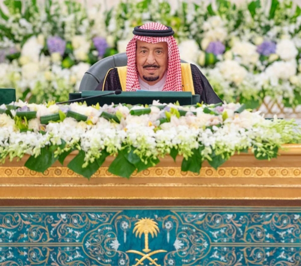 Custodian of the Two Holy Mosques King Salman remarked that “on the occasion of National Day, the status of this nation among nations is embodied, past, present, and forever.”
