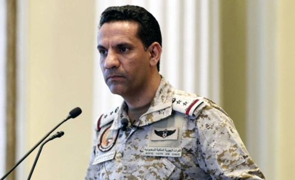 The official spokesperson for the Coalition to Support Legitimacy in Yemen, Brig. Gen. Turki Al-Maliki.