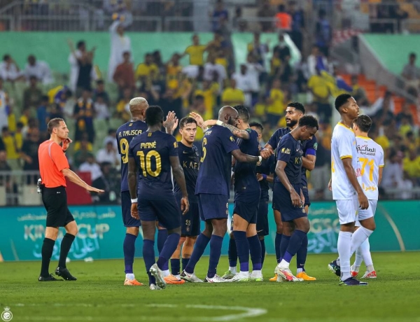  Al-Nassr scored four goals in the second half to crush Al-Ohod 5-1 and advance to the King's Cup round of 16 on Monday.
