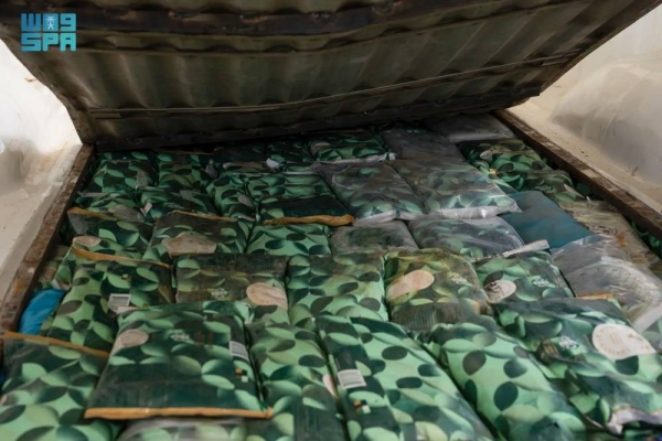 The ZATCA at the Empty Quarter port announced that it has thwarted an attempt to smuggle 114,973 kilograms of hashish, after it was found hidden in one of the vehicles coming to Saudi Arabia through the port.