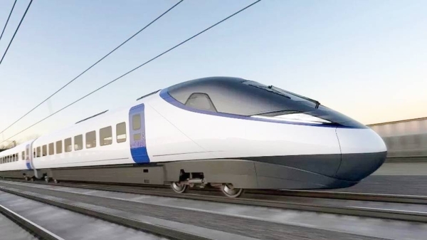 British Prime Minister Rishi Sunak has again refused to say if the Birmingham to Manchester leg of HS2 will be axed. — courtesy Alstom