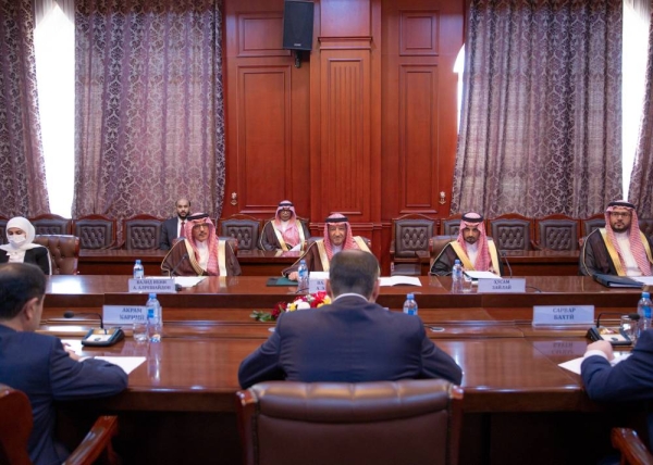 Deputy Foreign Minister Eng. Waleed Bin Abdulkarim El-Khereiji and Tajik Deputy Foreign Minister Farhod Salim participated in the second round of political consultations between the Saudi and Tajik Foreign Ministries on Monday in Dushanbe.