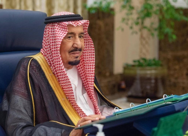 File photo of the Custodian of the Two Holy Mosques King Salman in NEOM.