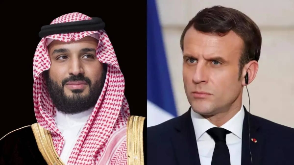 Saudi Crown Prince stresses urgency for lifting Gaza blockade in call with Macron