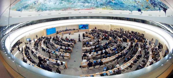 A general view of a Human Rights Council meeting. (file) —courtesy UN Photo/Jean-Marc Ferré