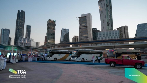 Minister of Transport and Logistics and Chairman of the Board of Directors of the Transport General Authority (TGA) Eng. Saleh Al-Jasser inaugurated the ceremony of operating Intercity Bus Service linking 200 cities and governorates across Saudi Arabia.