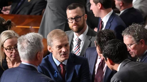 Jim Jordan (center) disavowed the harassment
