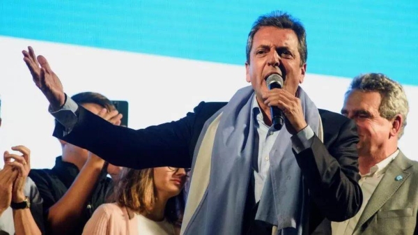 Left-wing candidate Sergio Massa has been the economy minister during Argentina's major financial crisis