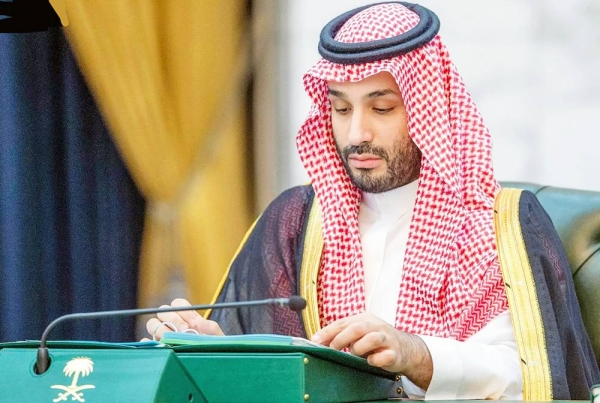 Custodian of the Two Holy Mosques King Salman chairs the Cabinet session in Riyadh on Tuesday.