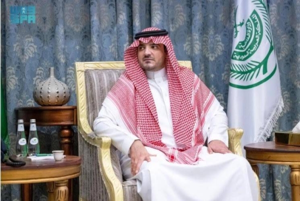 Minister of Interior Prince Abdul Aziz bin Saud bin Naif attending a meeting of high ranking security and anti-narcotics officials in the Eastern Province.
