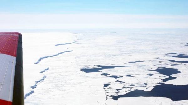 The Denman Glacier in Antarctica.