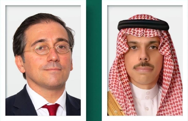 Prince Faisal bin Farhan and José Manuel Albares