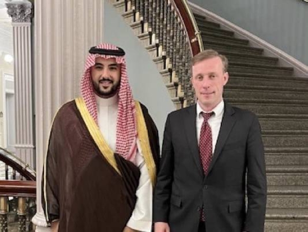 Saudi Minister of Defense Prince Khalid bin Salman met with US National Security Adviser Jake Sullivan at the White House. 