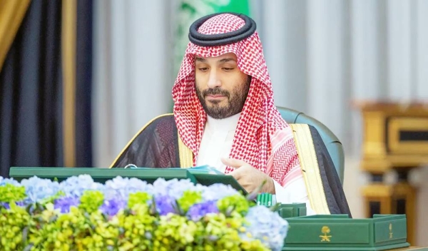 Crown Prince and Prime Minister Mohammed Bin Salman chaired the Cabinet session held Tuesday in Riyadh