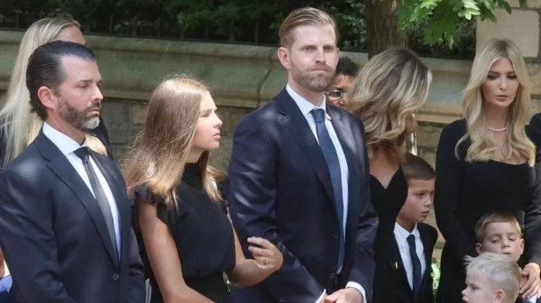 Donald Jr (L), Eric (C) and Ivanka Trump (R) will all testify in the ongoing civil fraud trial
