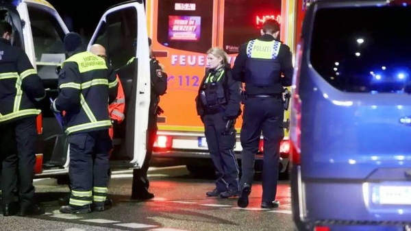 Fire services and rescue teams have been deployed around Hamburg’s airport. — courtesy EPA-EFE/REX/Shutterstock