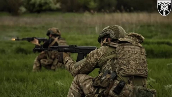 Ukrainian soldiers from 128th Mountain Assault Brigade. File photo — courtesy Facebook