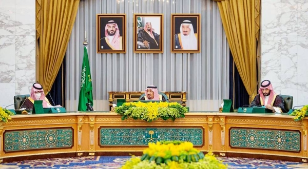 Custodian of the Two Holy Mosques King Salman Chairs the Cabinet session Tuesday in Riyadh.