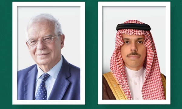 Saudi Foreign Minister Prince Faisal Bin Farhan received a phone call from the High Representative of the European Union for Foreign Affairs and Security Policy Josep Borrell.