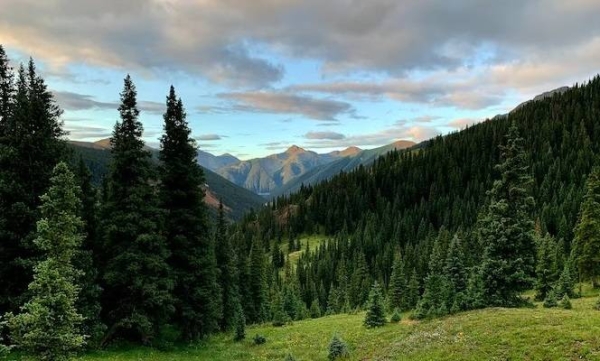 The San Juan Mountains in southwestern Colorado. 