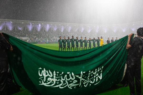 Saudi Arabia now tops Group G with three points following the 1-1 draw between Tajikistan and Jordan.