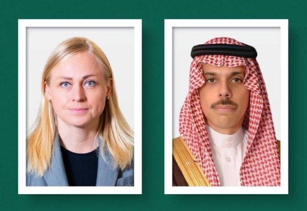 Foreign Minister Prince Faisal Bin Farhan received a phone call from his Finnish counterpart Elina Valtonen.