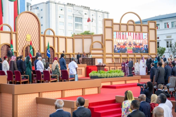 Saudi Arabia's Economy and Planning Minister Faisal Al-Ibrahim participated in the inauguration ceremony of Maldives's President Mohamed Moiz.