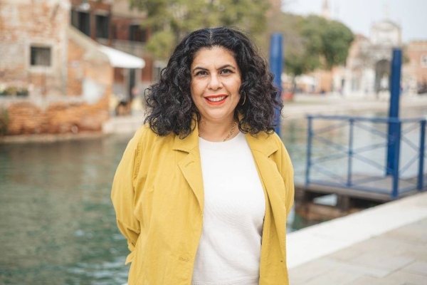 Artist Manal AlDowayan in Venice 2023. (Supplied)